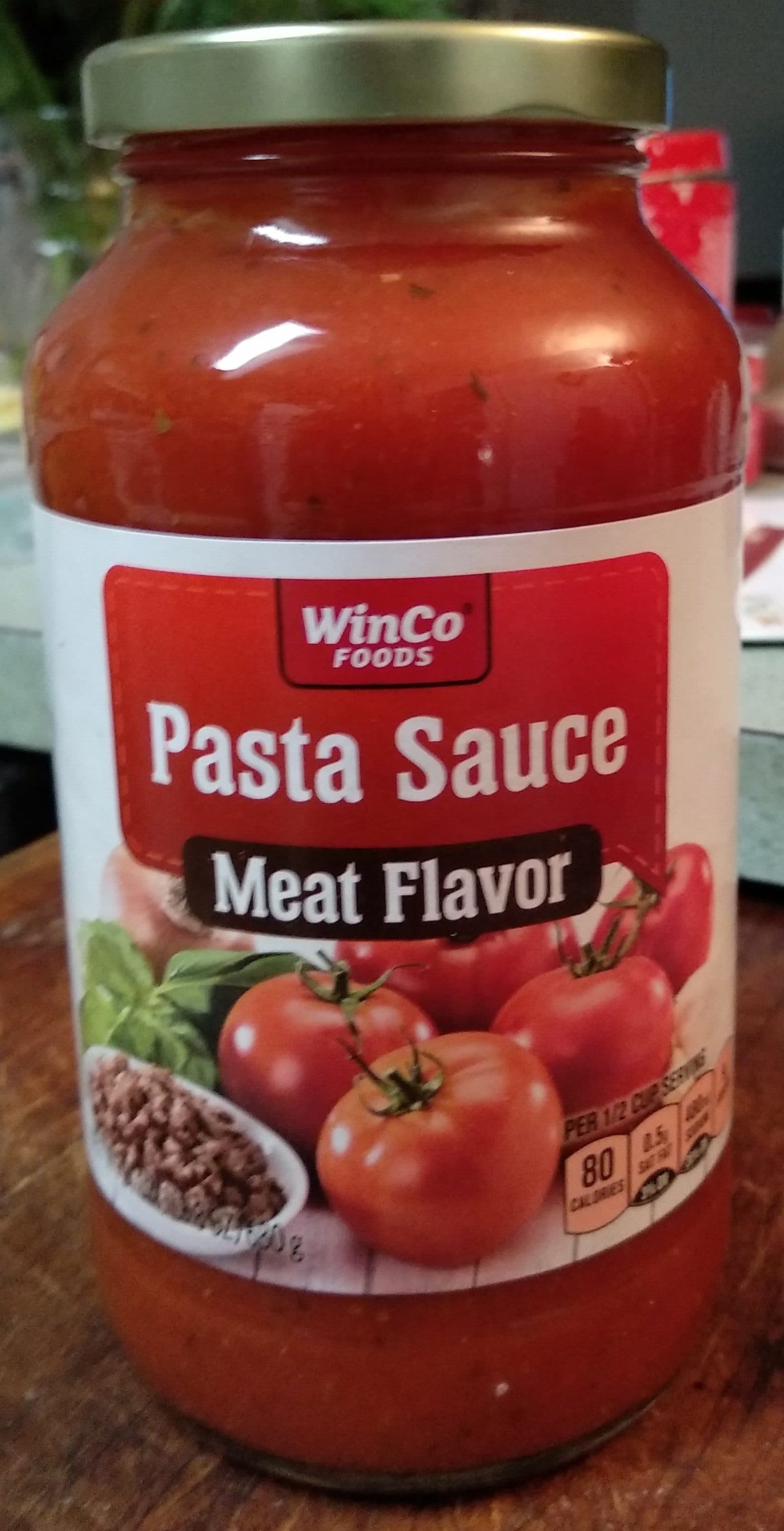 WinCo Foods Pasta sauce meat flavor packshot