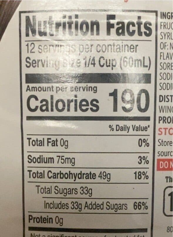 WinCo Foods Syrup original packshot