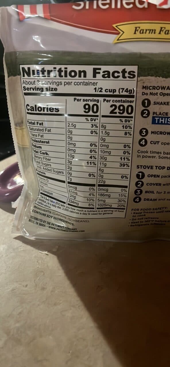 Steamables Shelled Edamame packshot
