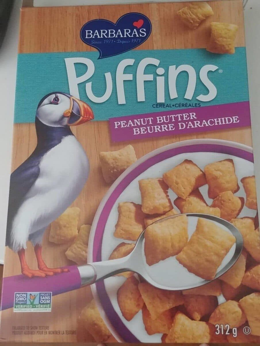 Barbara’s Puffins Cereal Peanut Butter packshot