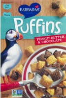 Barbara's Bakery Inc. Puffins cereal packshot