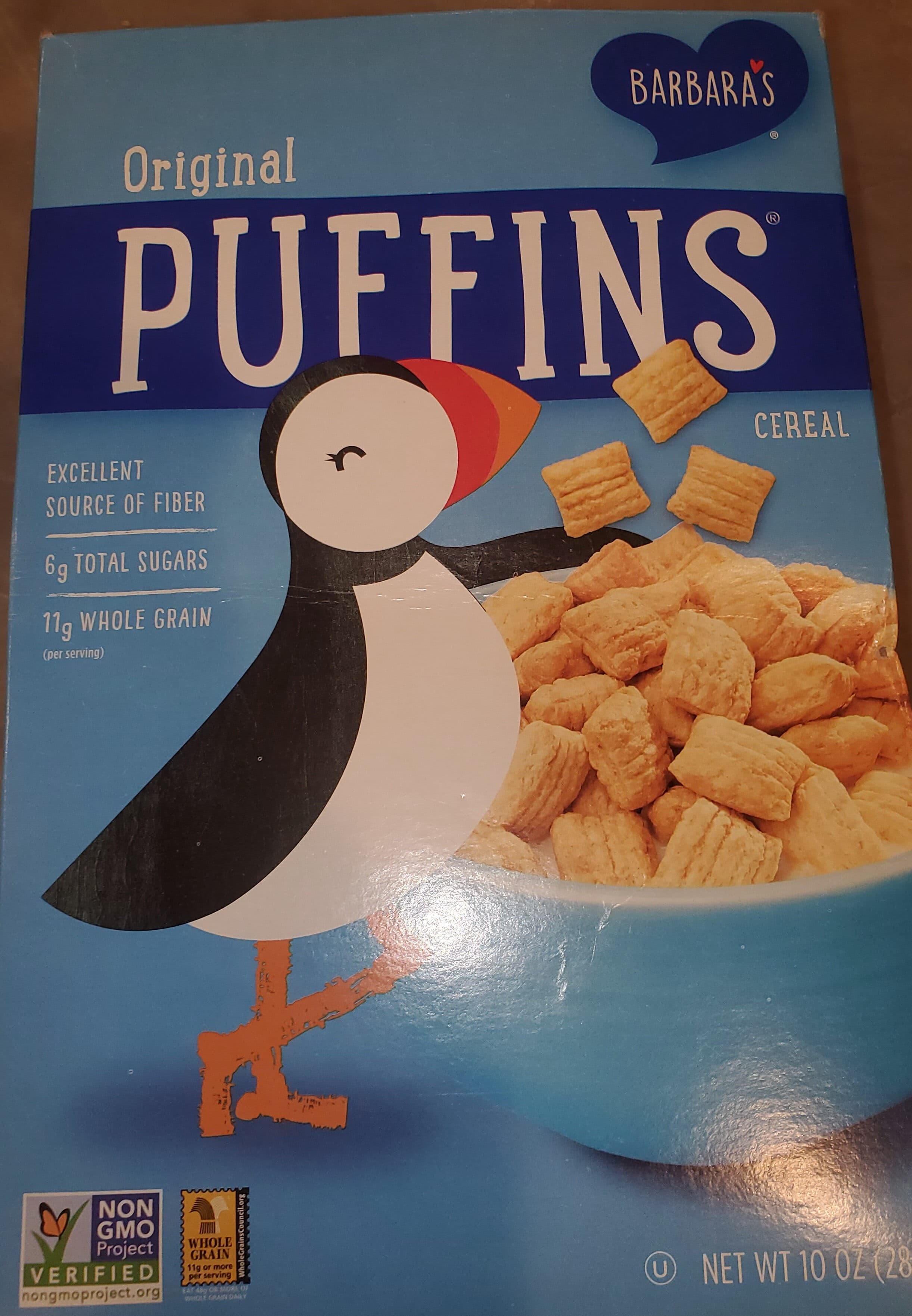 Barbara's Puffins Cereal Original packshot