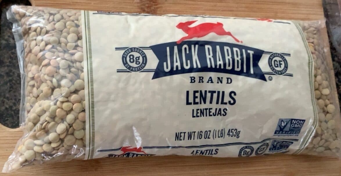 Jack Rabbit Lentils packshot