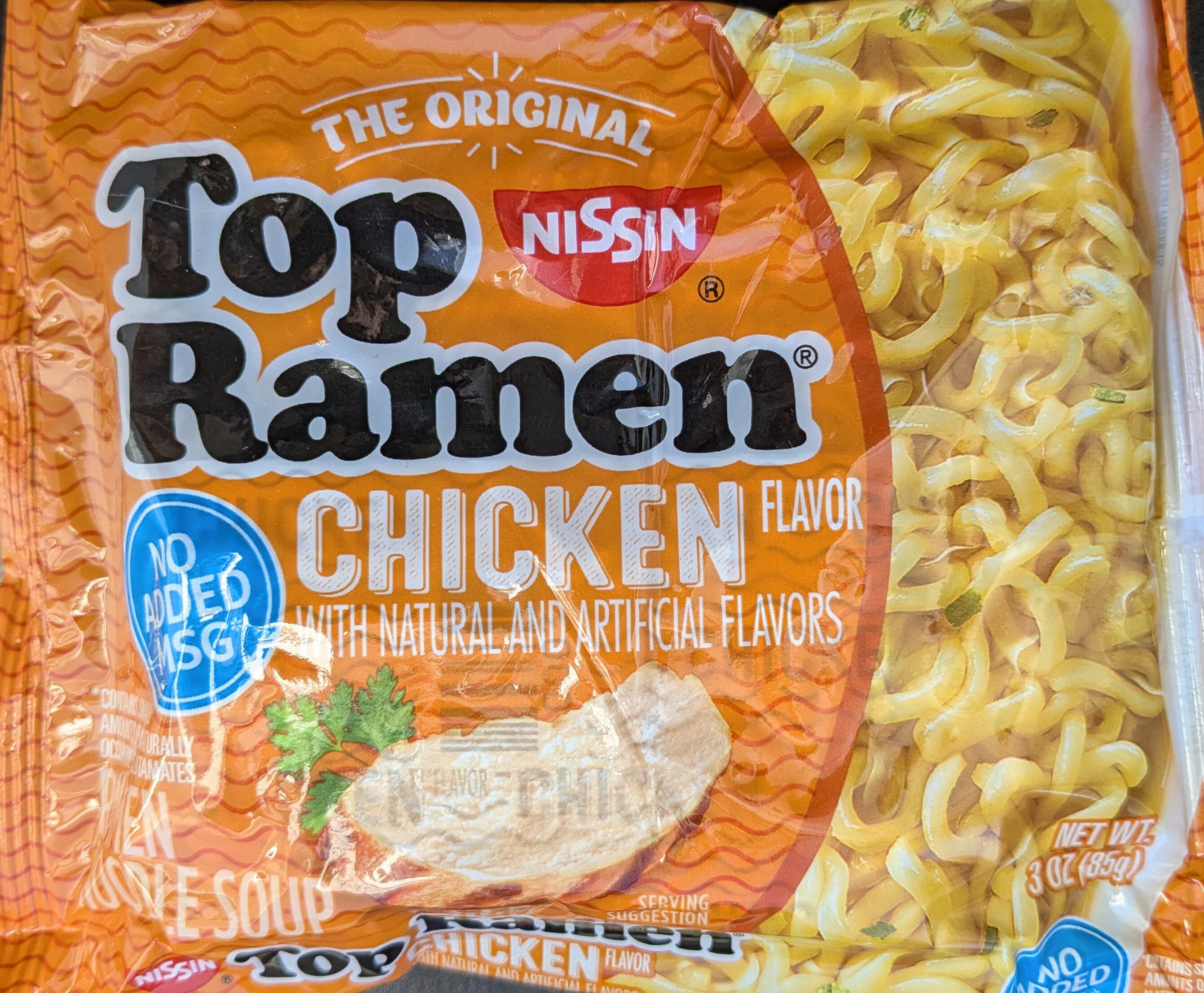 Nissin Top Ramen Chicken Flavor packshot