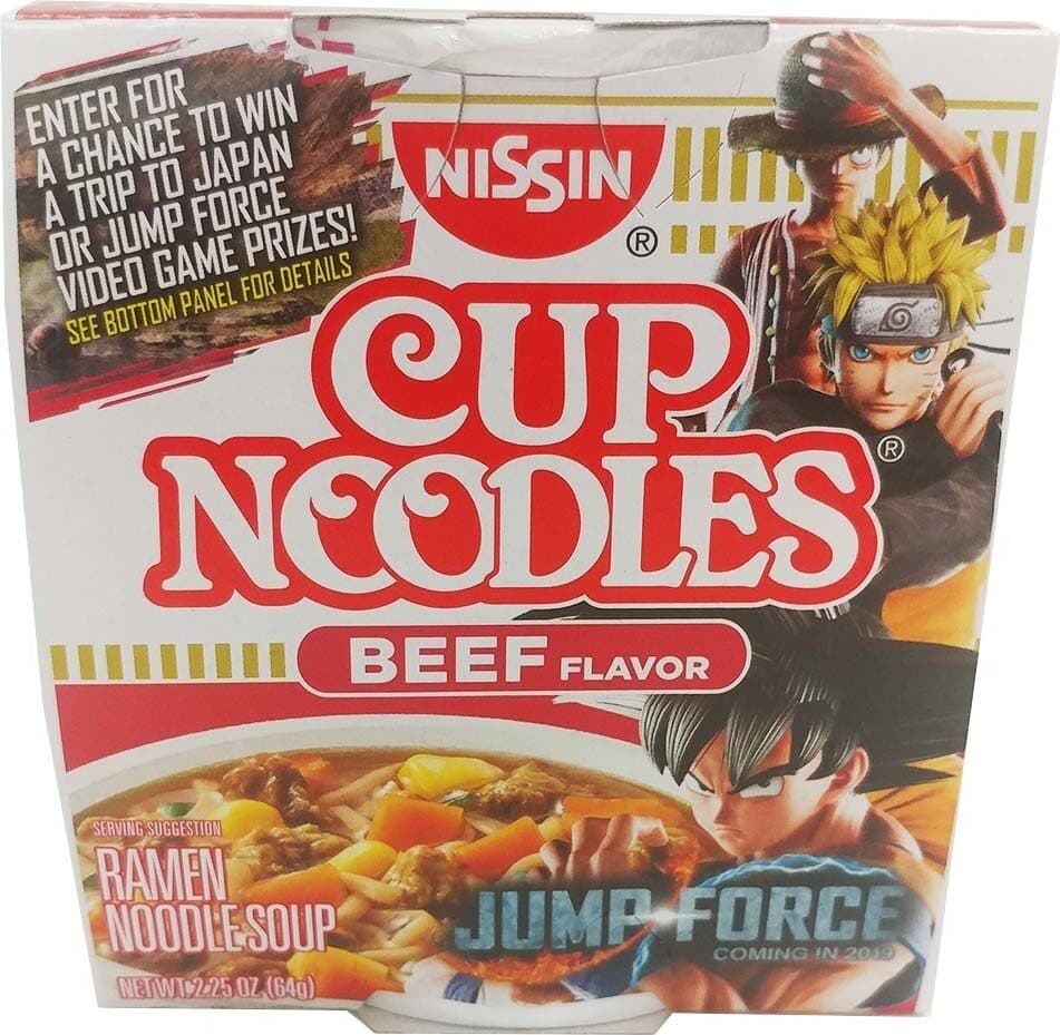 Nissin Cup Noodles Beef Soup packshot