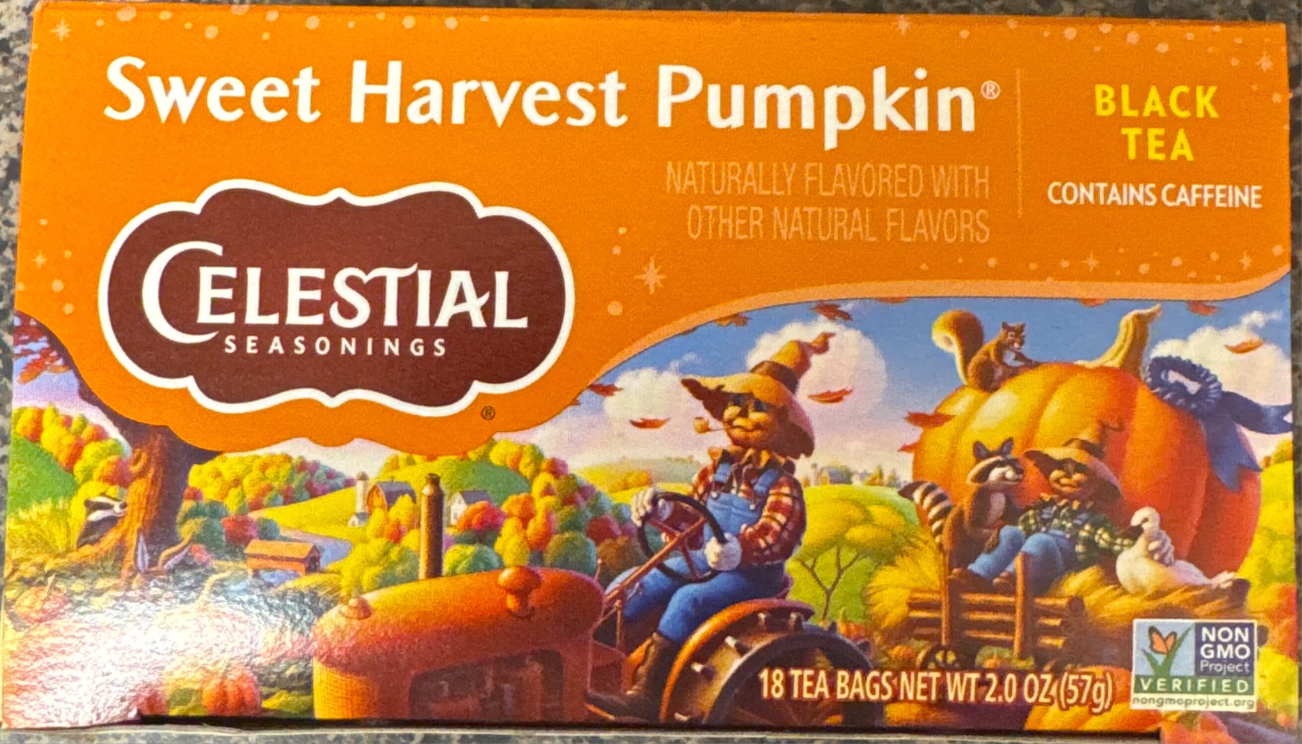 Celestial Seasonings Sweet Harvest Pumpkin packshot