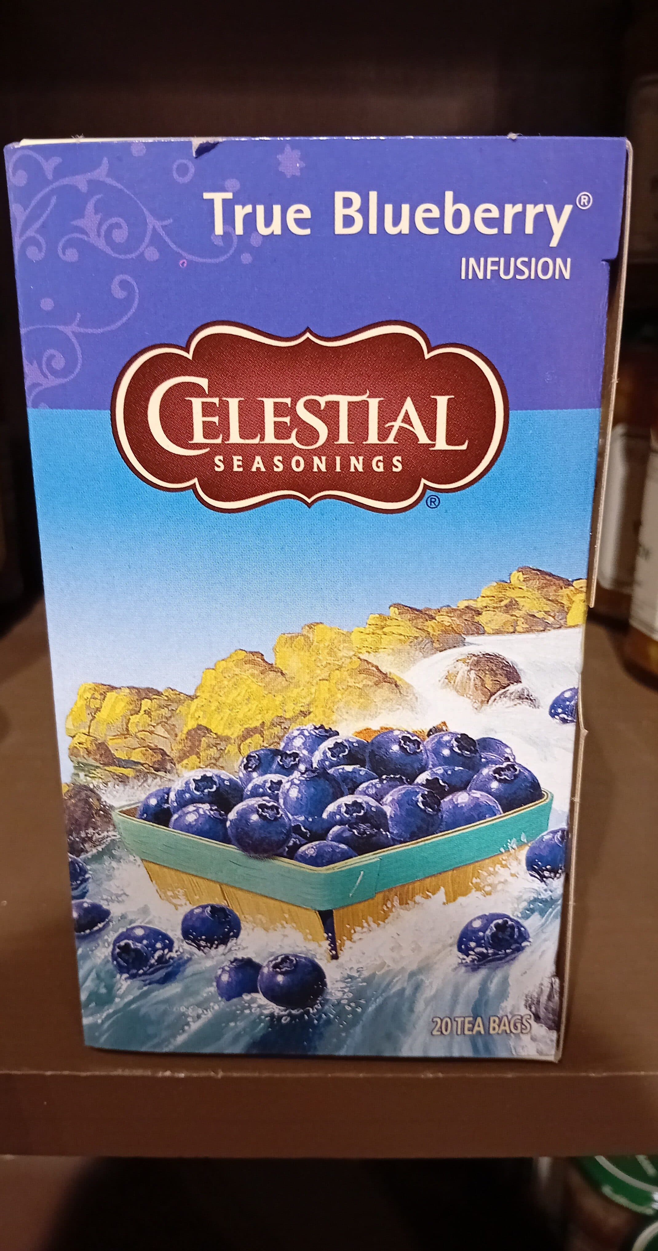 Celestial seasonings Celestial Seasonings True Blueberry Herb Tea CSS packshot