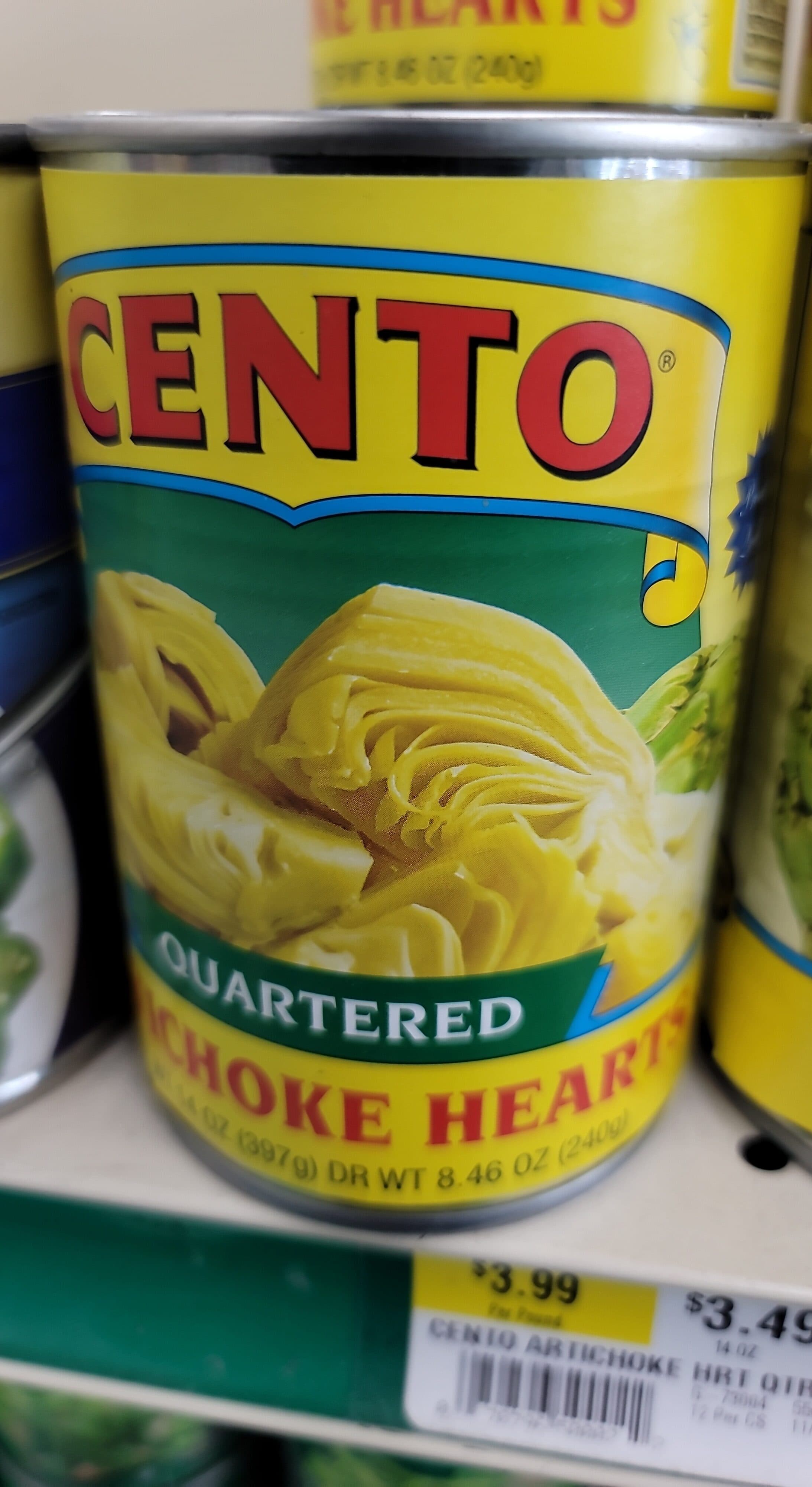 Cento Cento, artichoke hearts packshot