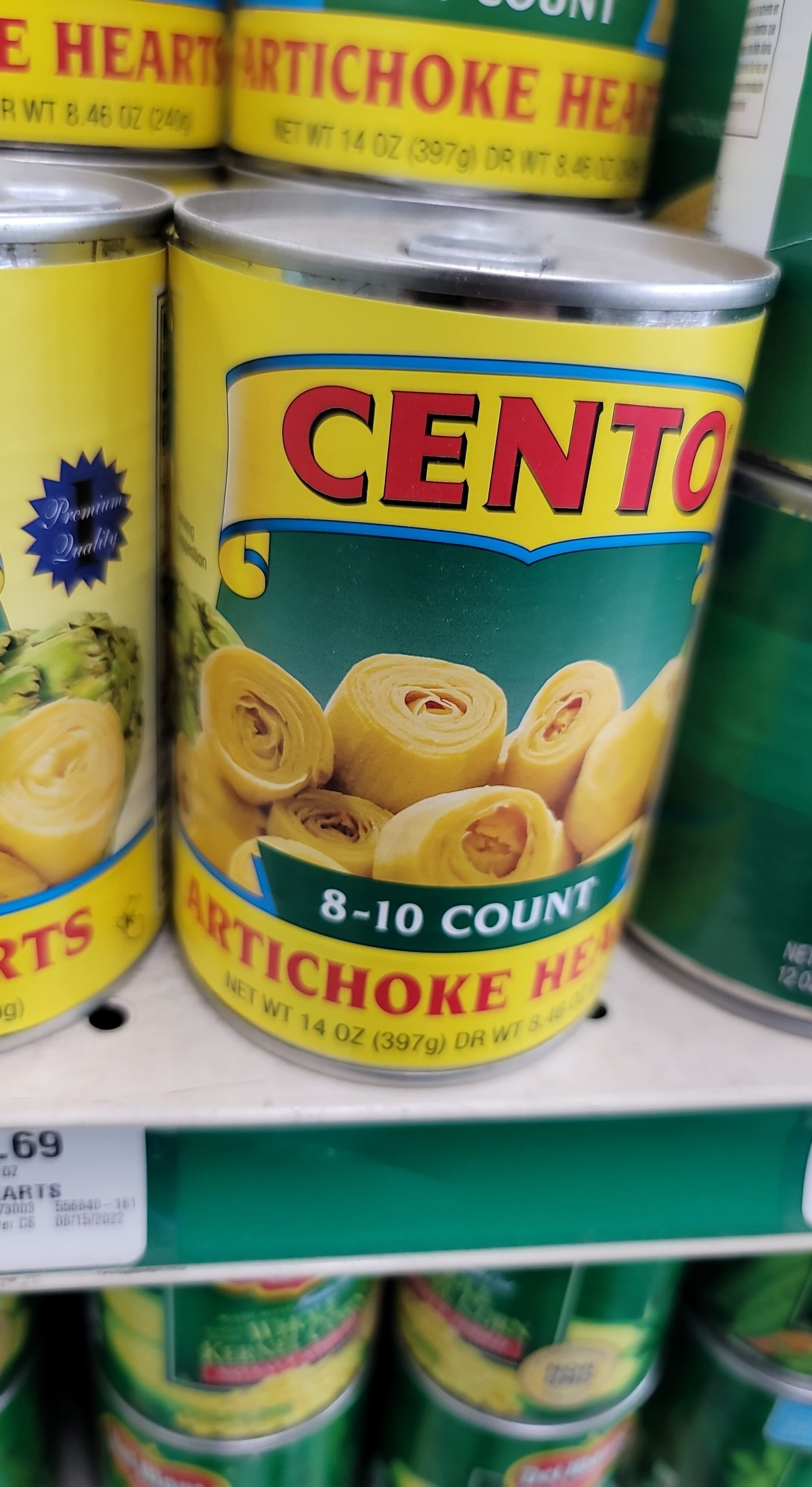 Cento Cento, artichoke hearts packshot