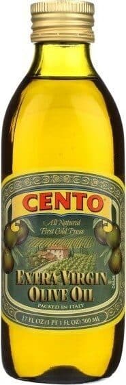 Cento All natural extra virgin olive oil packshot