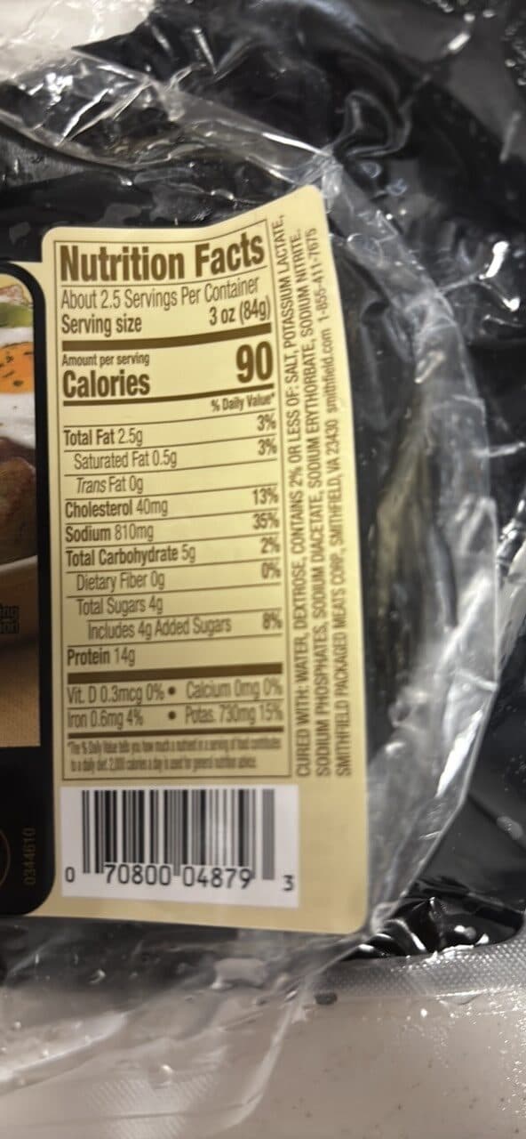 Smithfield Anytime Favorites Boneless Ham Steak packshot