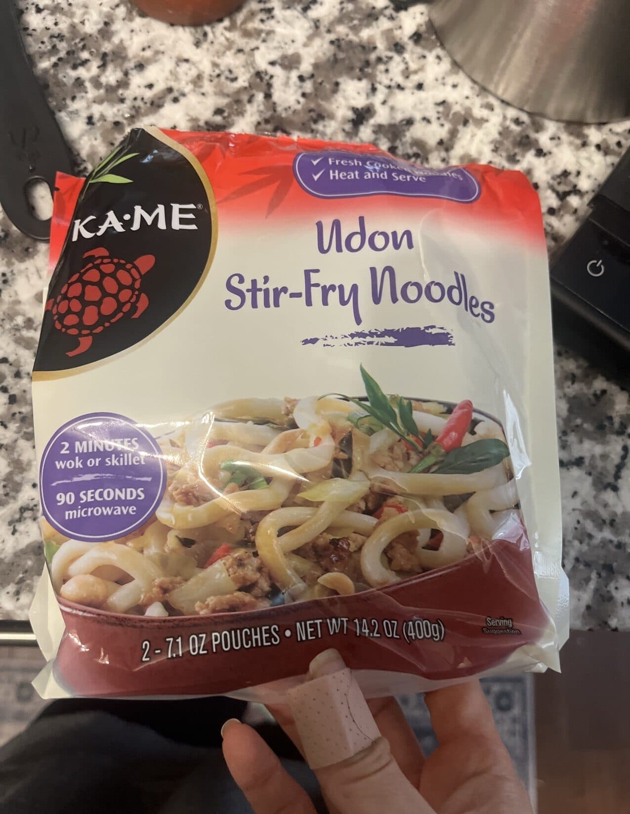 Ka-Me Udon stir fry noodles imp packshot