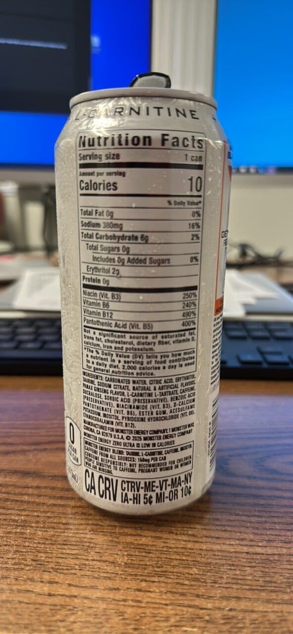 Monster Monster Energy Ultra packshot