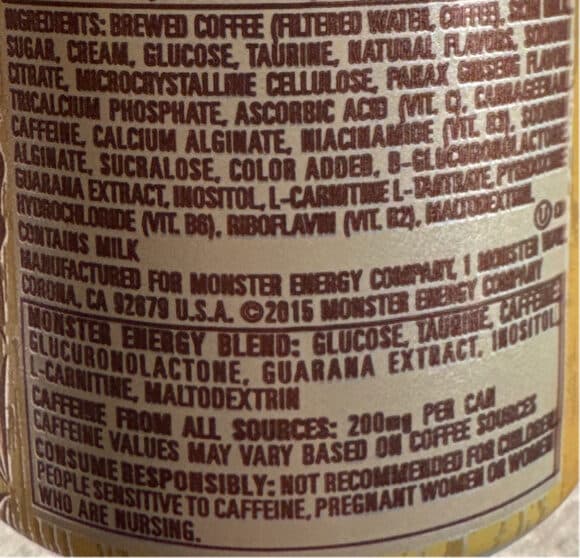 Monster Java Monster Coffee + Energy packshot