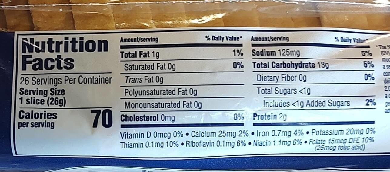 Mrs Baird's Sandwich bread packshot