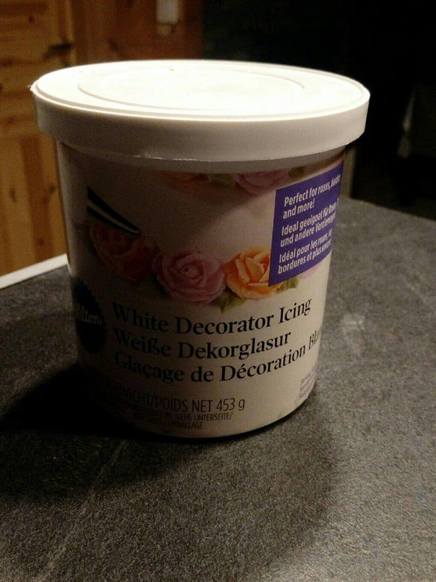 Open Food Facts Glaçage décoration blanc packshot