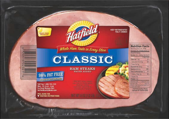 Hatfield HAM STEAK packshot