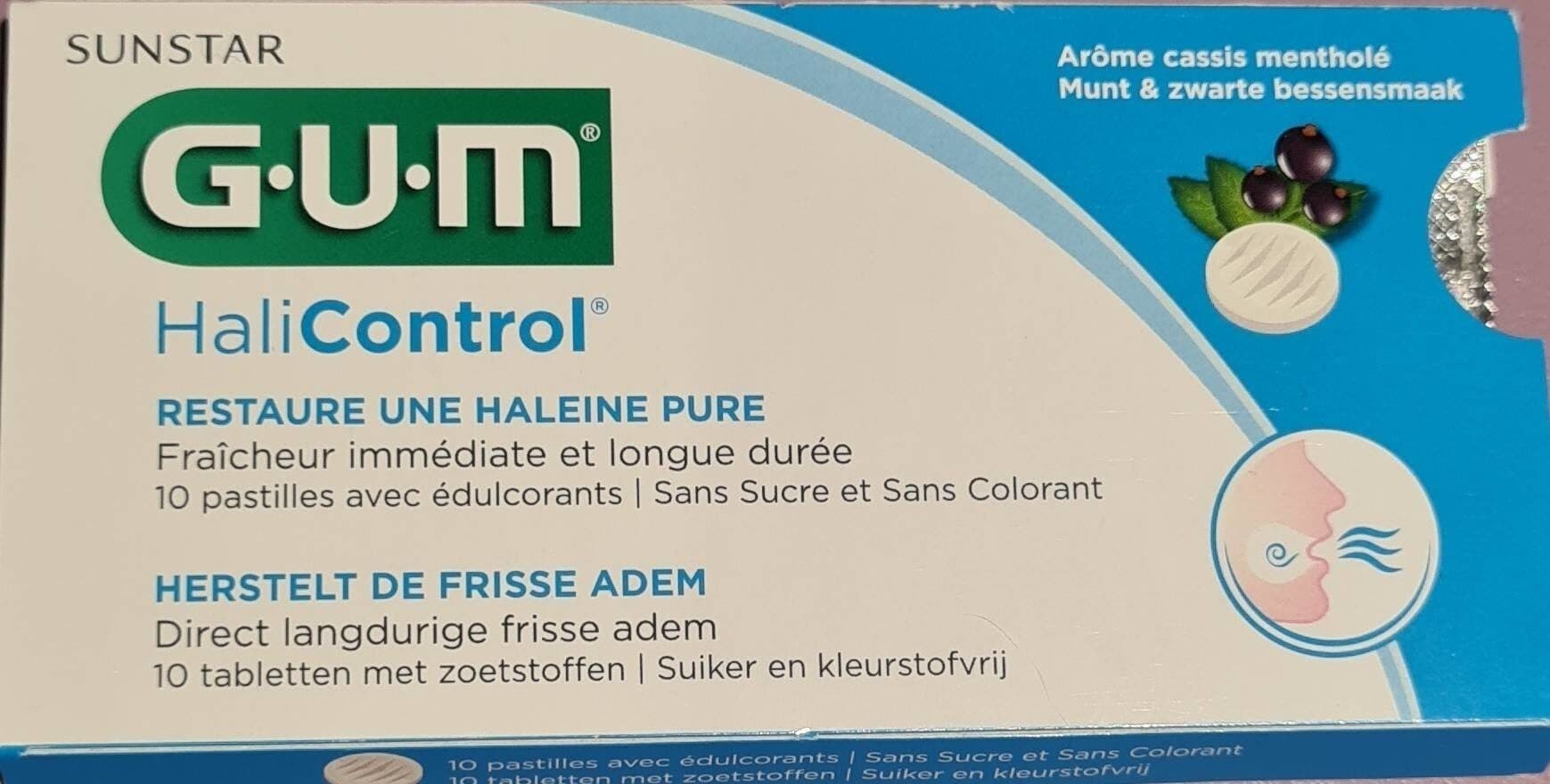 Open Food Facts Pastilles Gum Halicontrole packshot