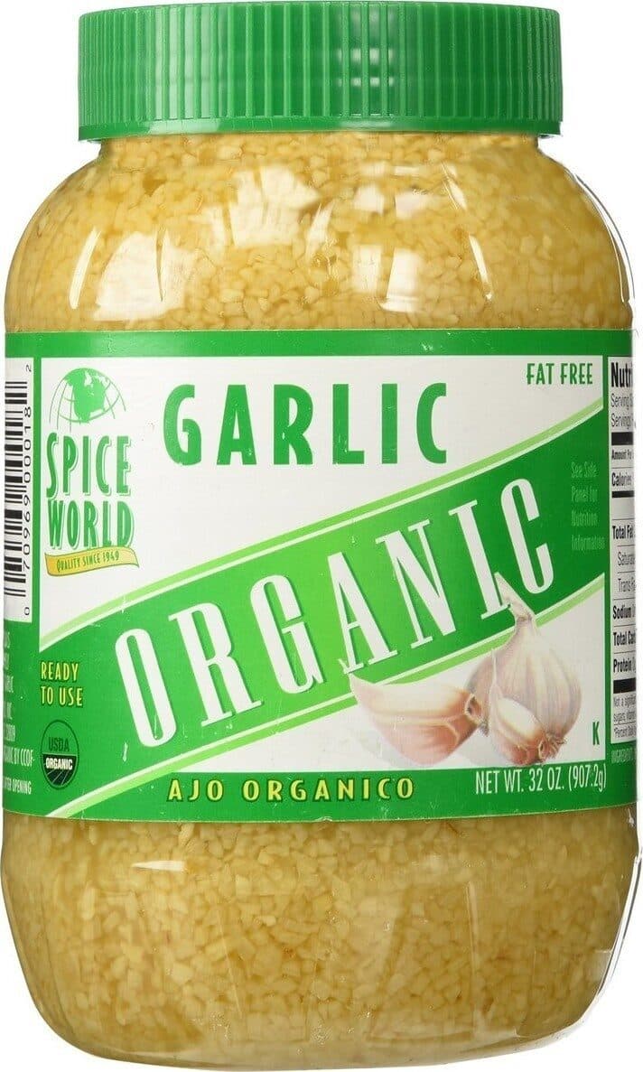 SPICE WORLD minced garlic packshot