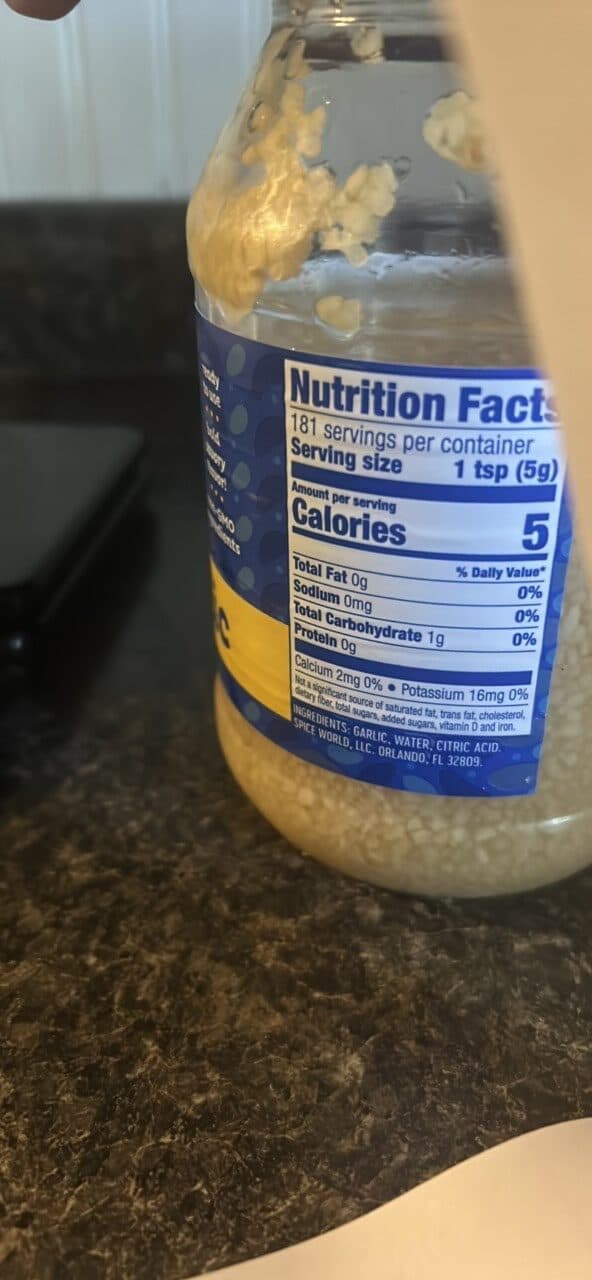 SPICE WORLD minced garlic packshot