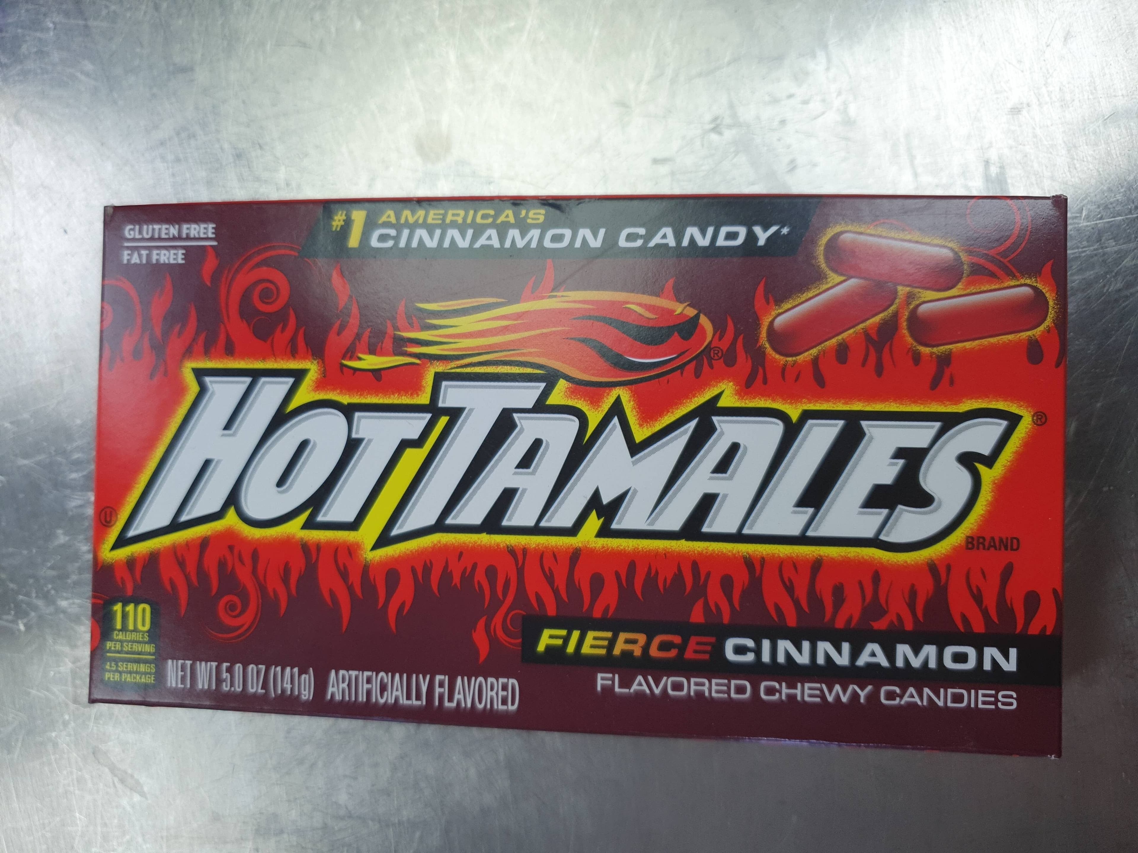 Hot Tamales Hot tamales box packshot