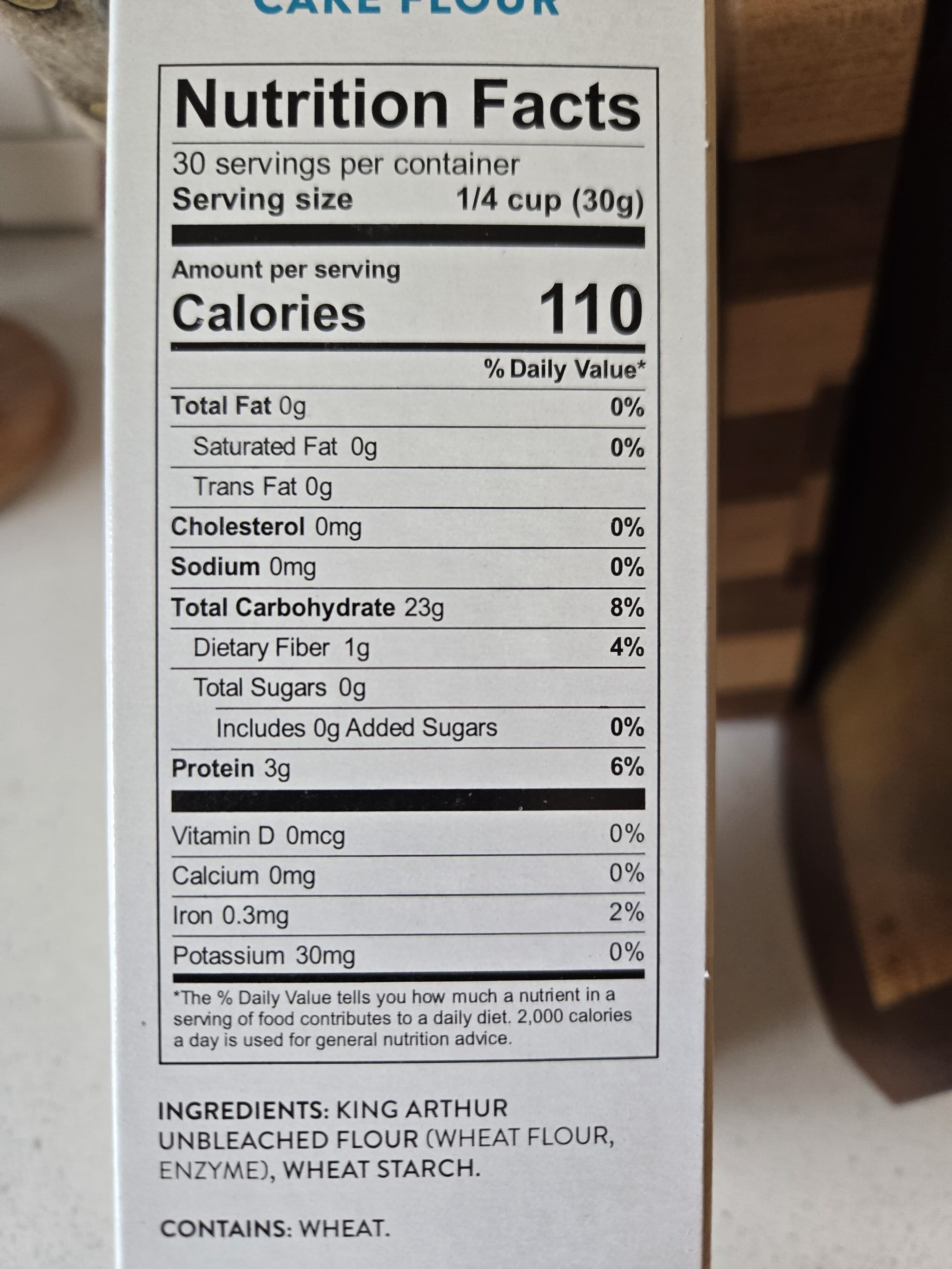 King Arthur Baking Company Unbleached Cake Flour packshot