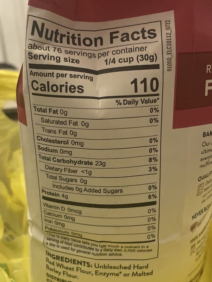 King Arthur Baking Company Unbleached All-Purpose Flour packshot