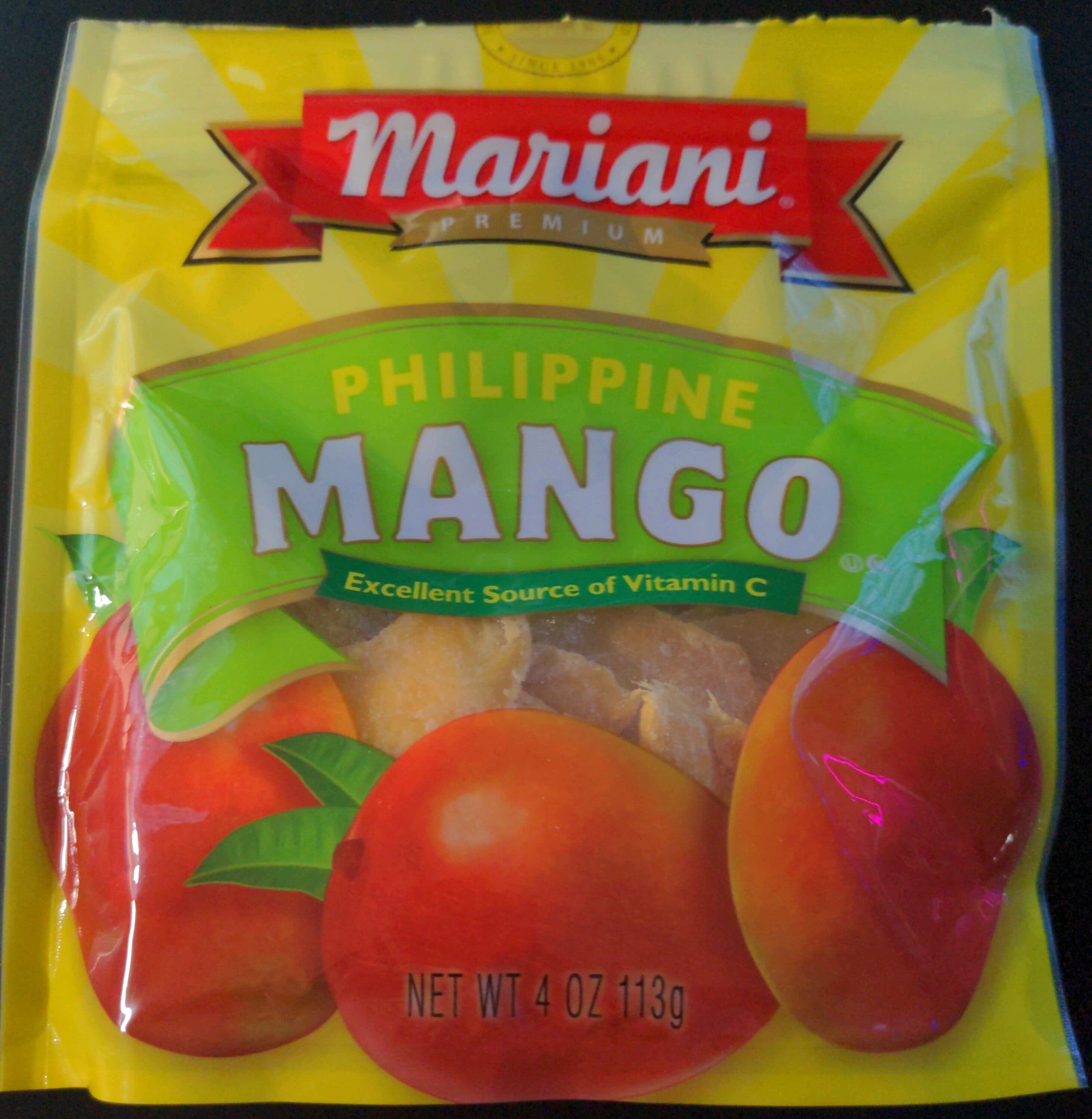 Mariani Sweetened Philippine Mango packshot