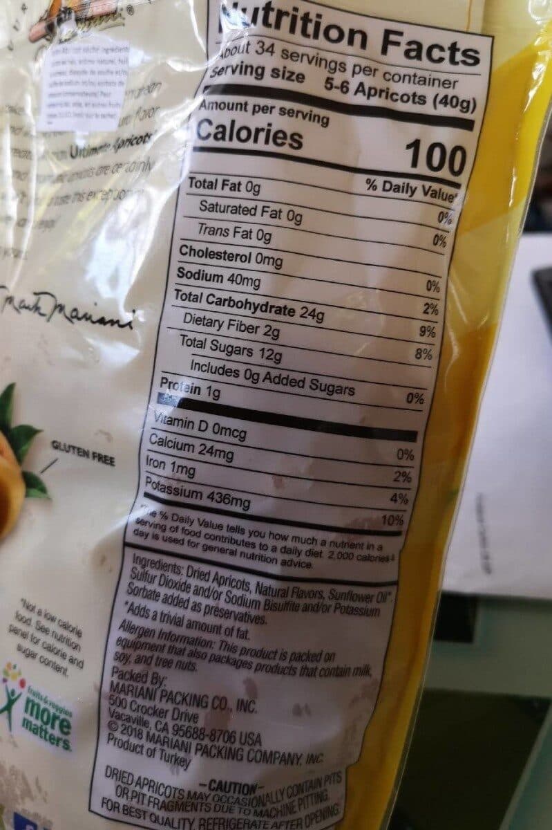 Mariani Abricots séchés packshot