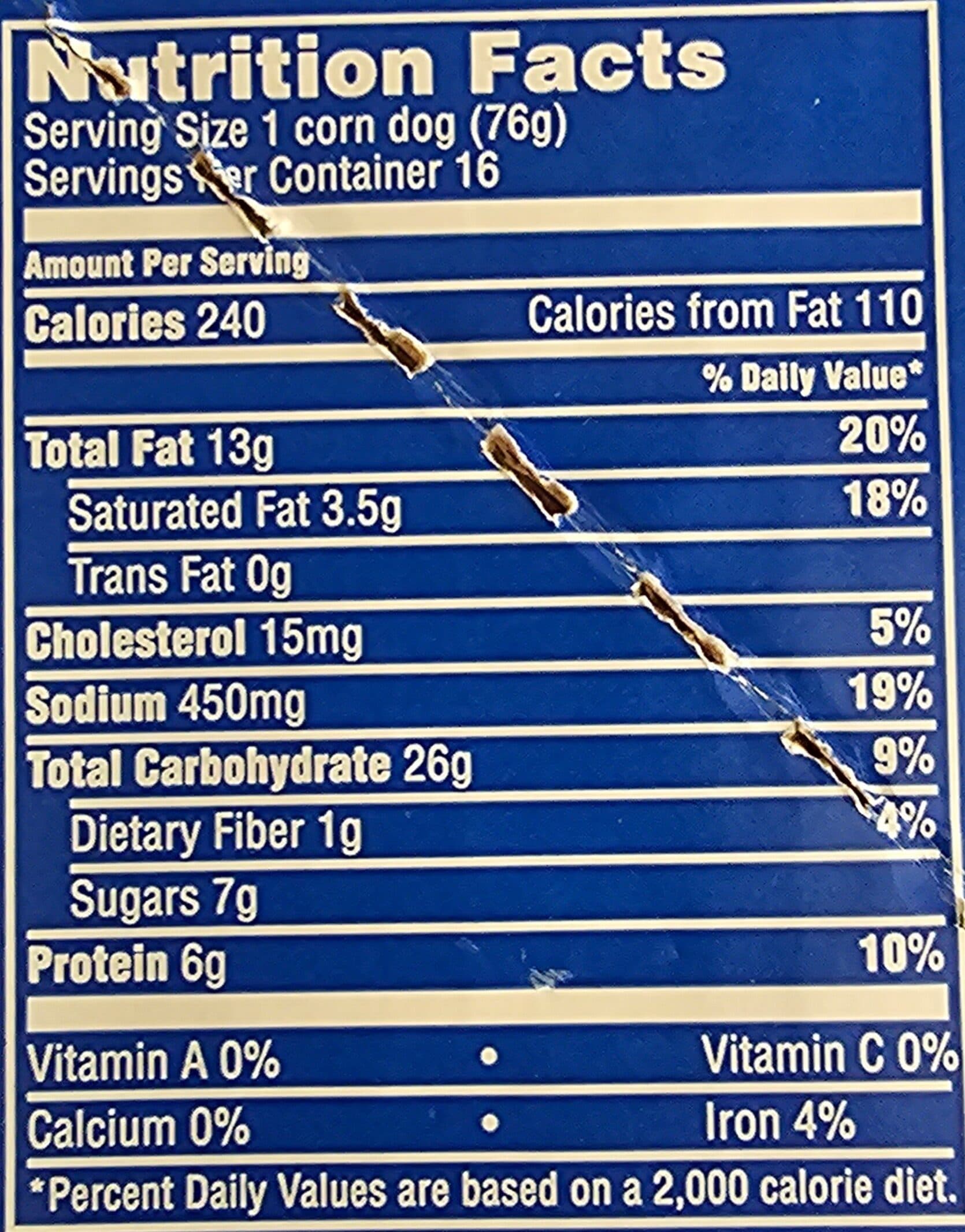 State Fair 100% Beef Corn Dogs packshot