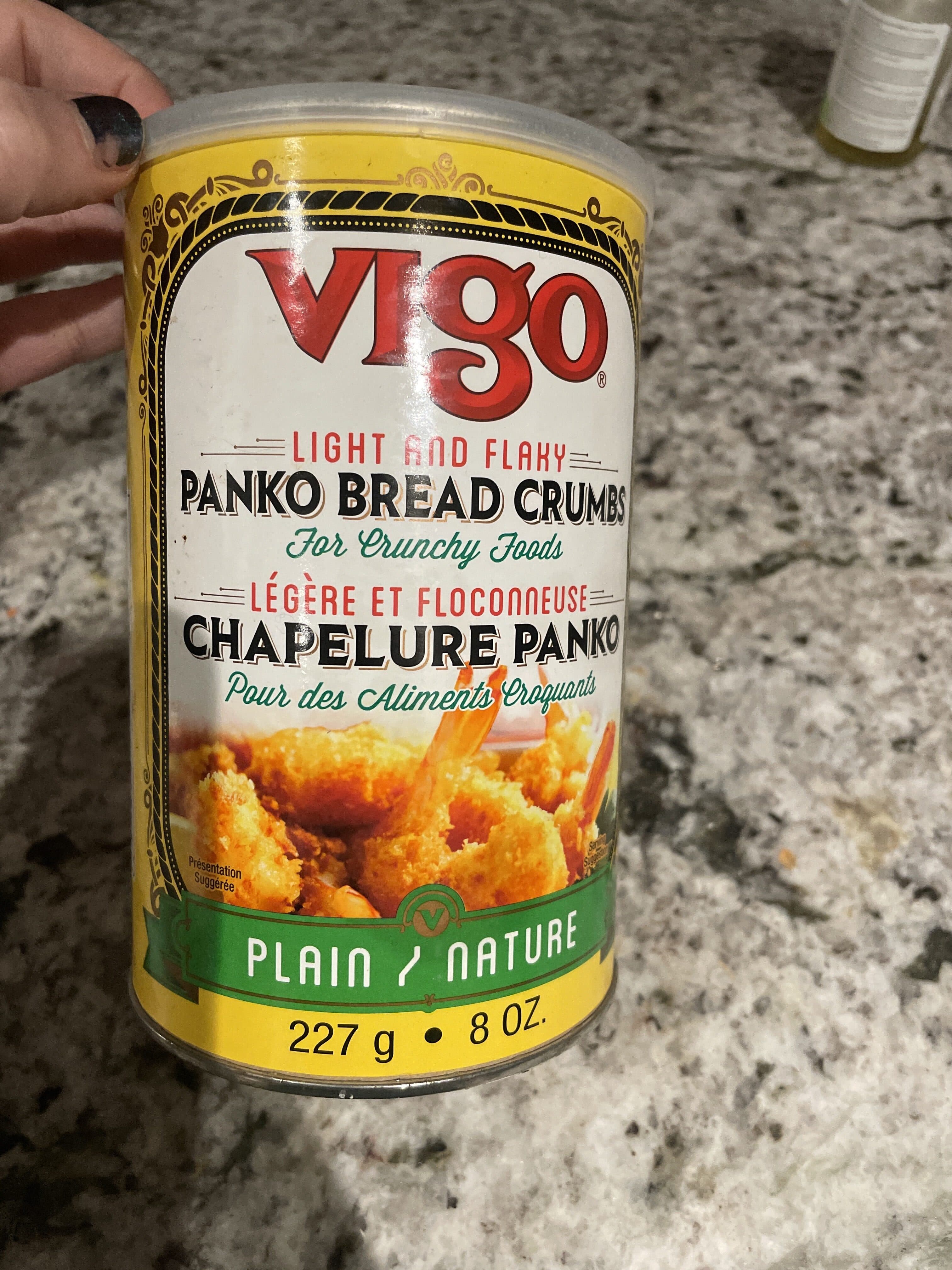 Vigo Plain panko bread crumbs packshot