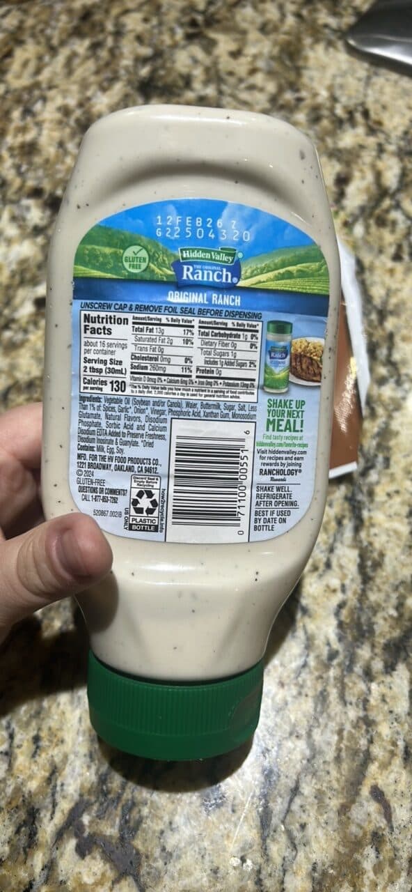 Hidden Valley Original Ranch packshot
