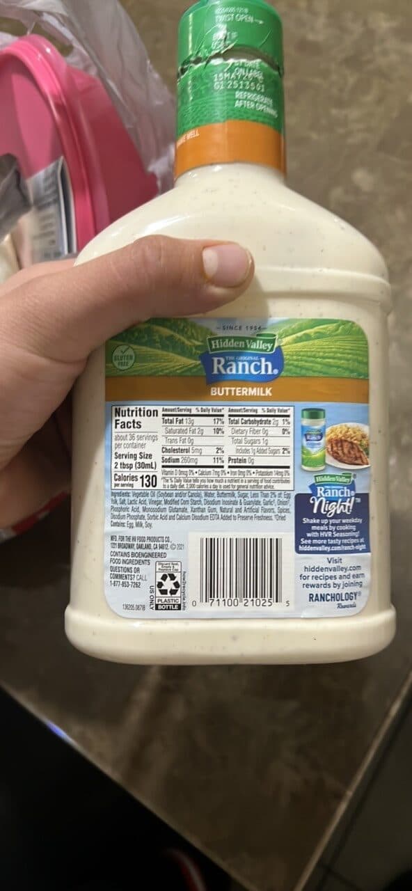 Hidden Valley Buttermilk Topping & Dressing packshot