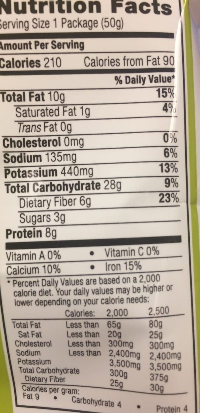 Calbee Original green pea crisps packshot