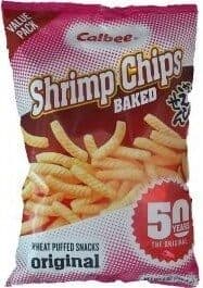 Calbee Original Baked Shrimp Chips packshot