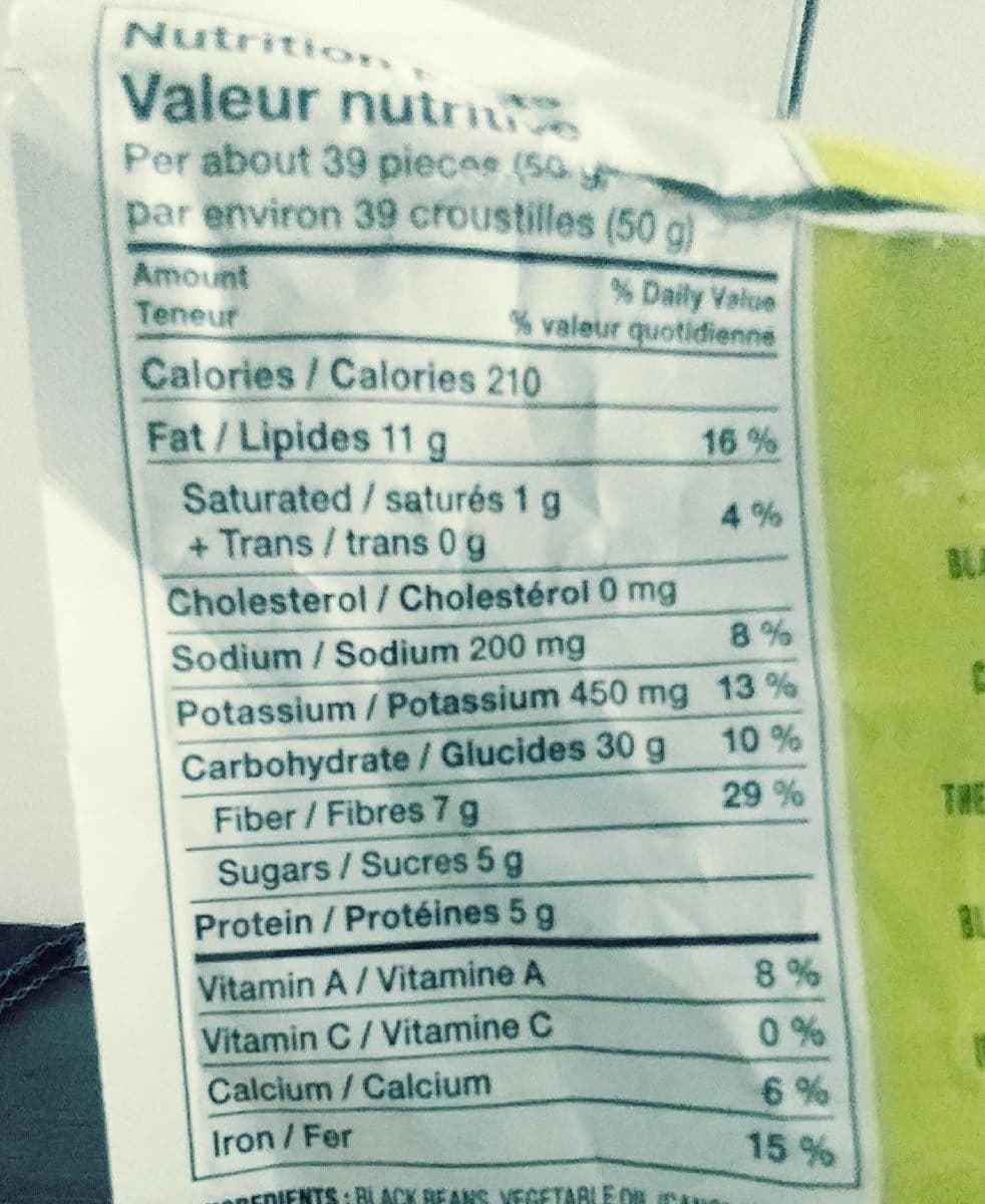 Calbee Flavored black bean crisps packshot