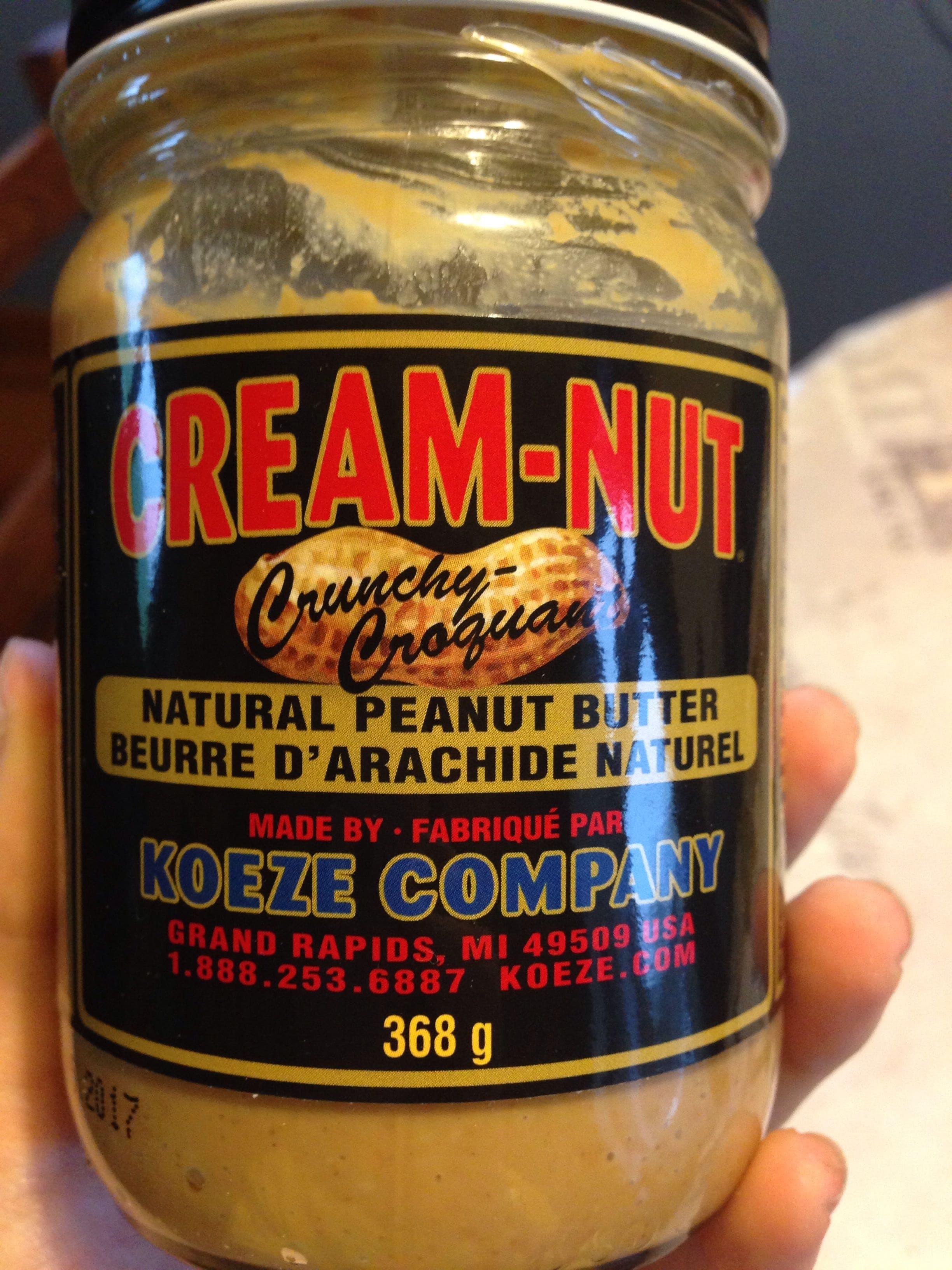 Koeze company Cream-nut packshot