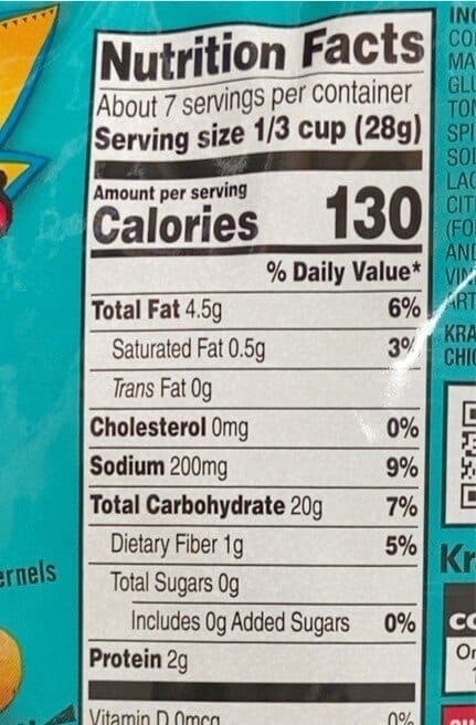 Corn Nuts Corn nuts ranch ounces packshot