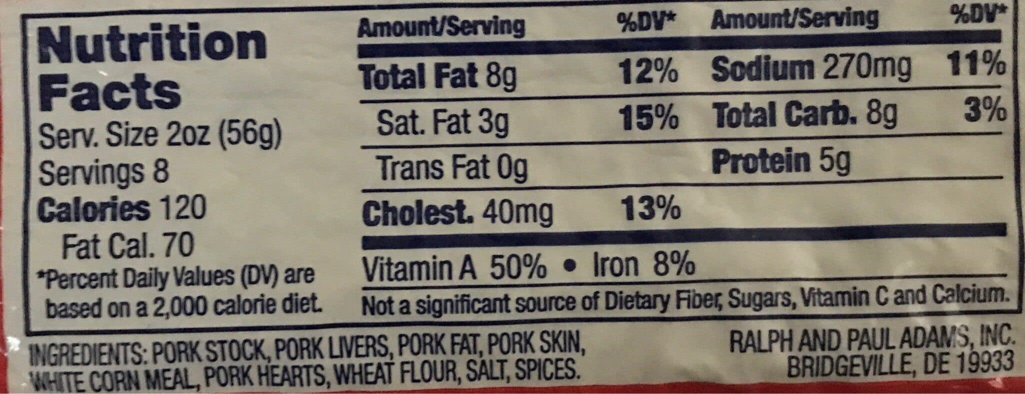 RAPA Scrapple Our Original packshot