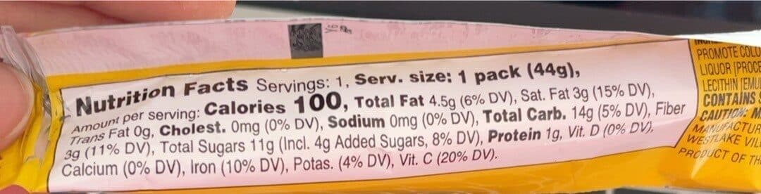 Dole Dippers dark chocolate covered banana slices packshot