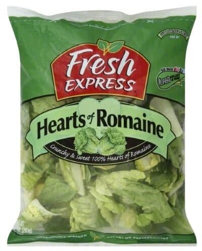 Fresh Express CRUNCHY BLENDS HEARTS OF ROMAINE packshot