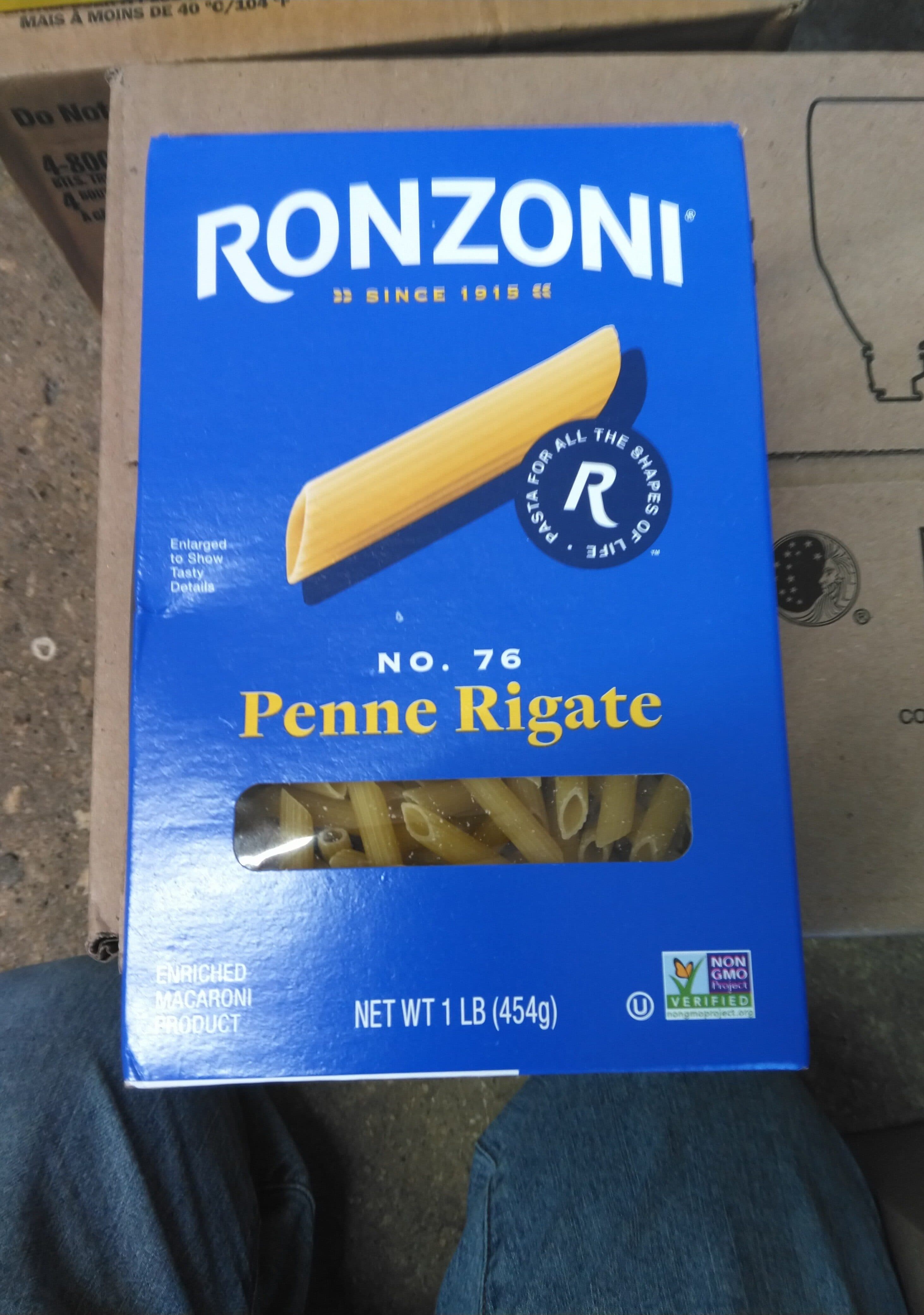Ronzoni Penne Rigate packshot