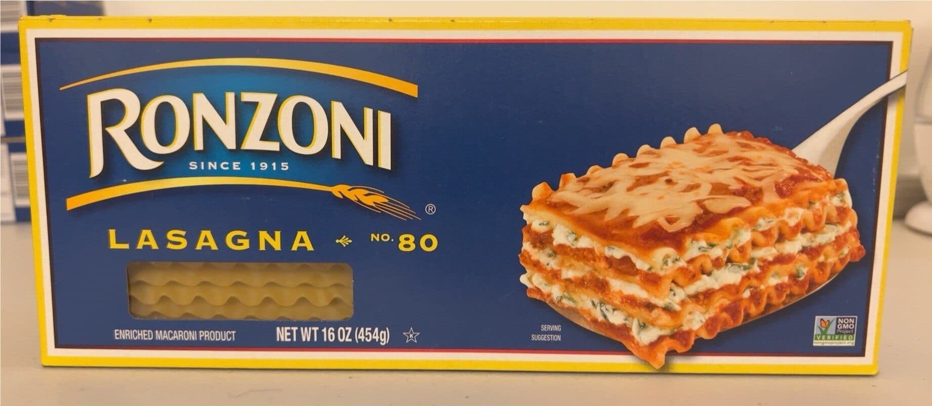 Ronzoni Lasagna packshot