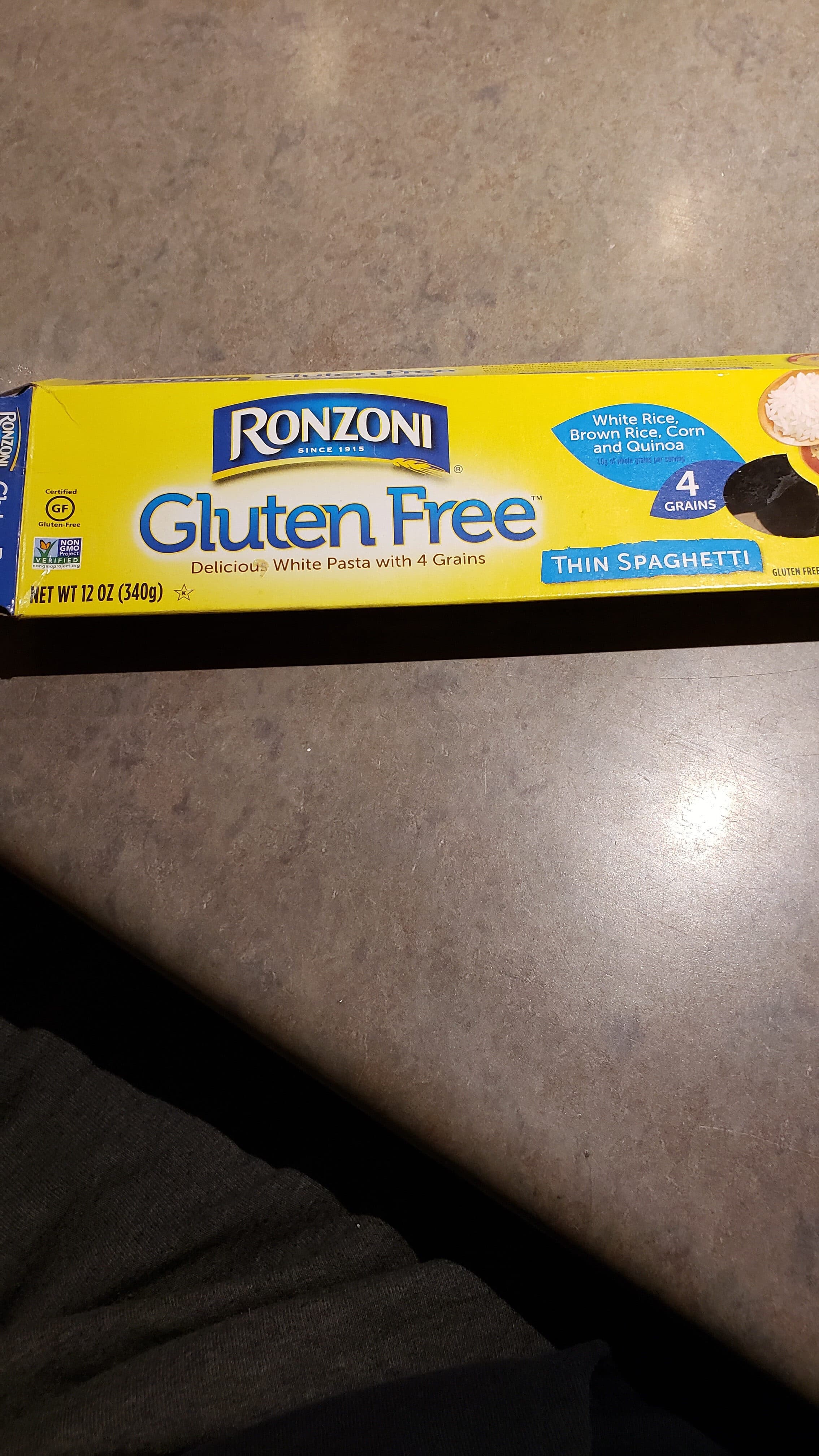 Ronzoni Gluten Free Thin Spaghetti packshot