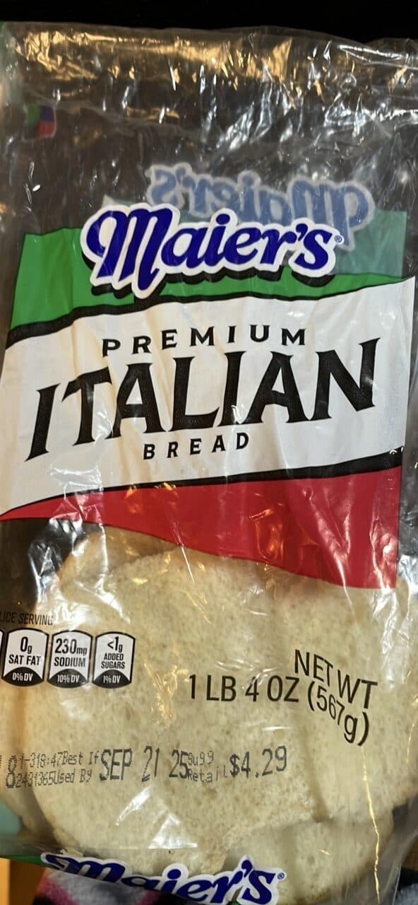 Maier's Italian Bread packshot