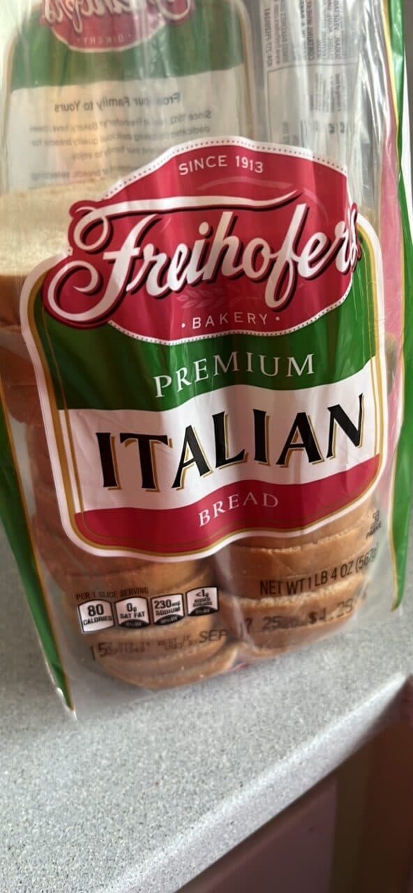 Freihofer's Italian Bread packshot