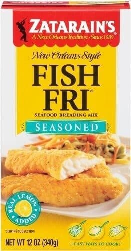 Zatarain's Coating mix fish fry seasoned packshot
