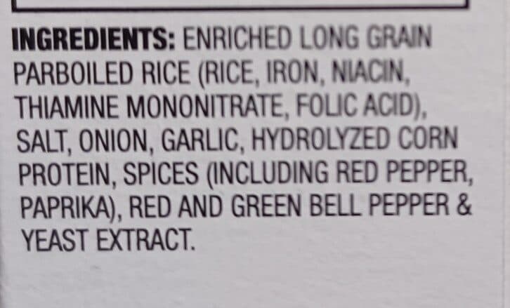 Zatarain's Dirty rice mix packshot