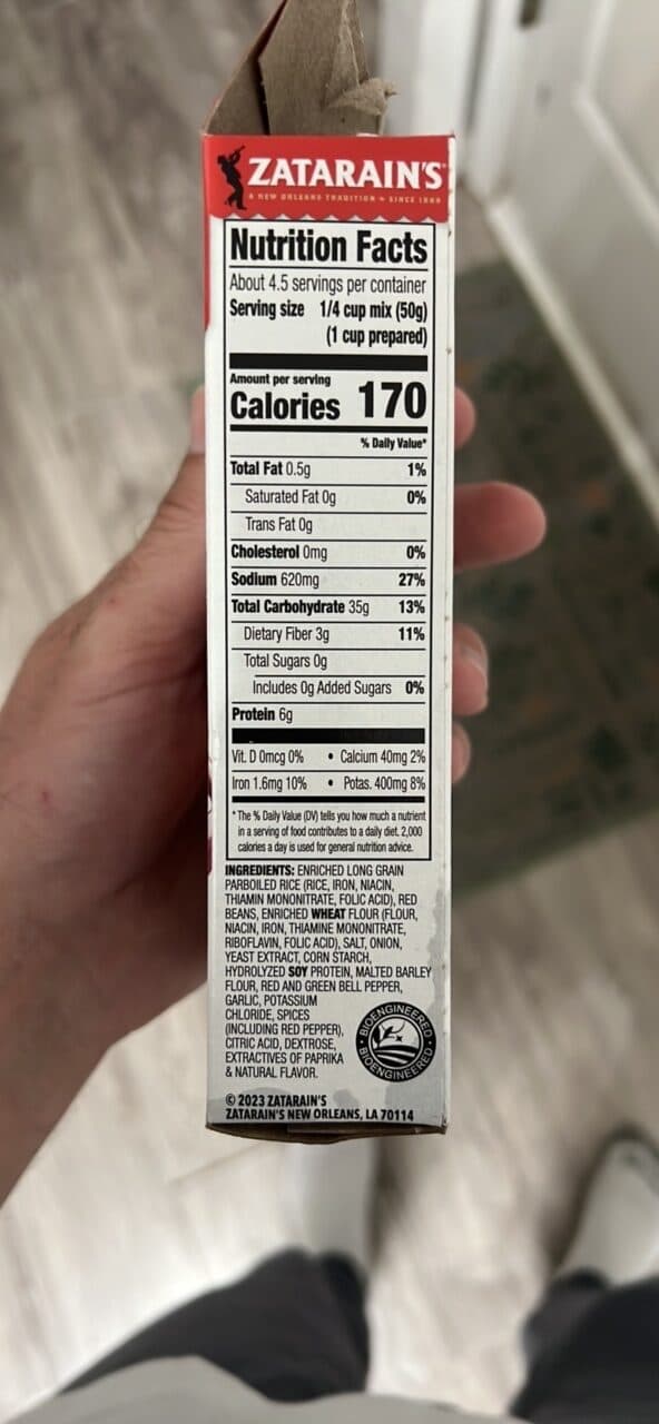 Zatarain's Red Beans & Rice packshot