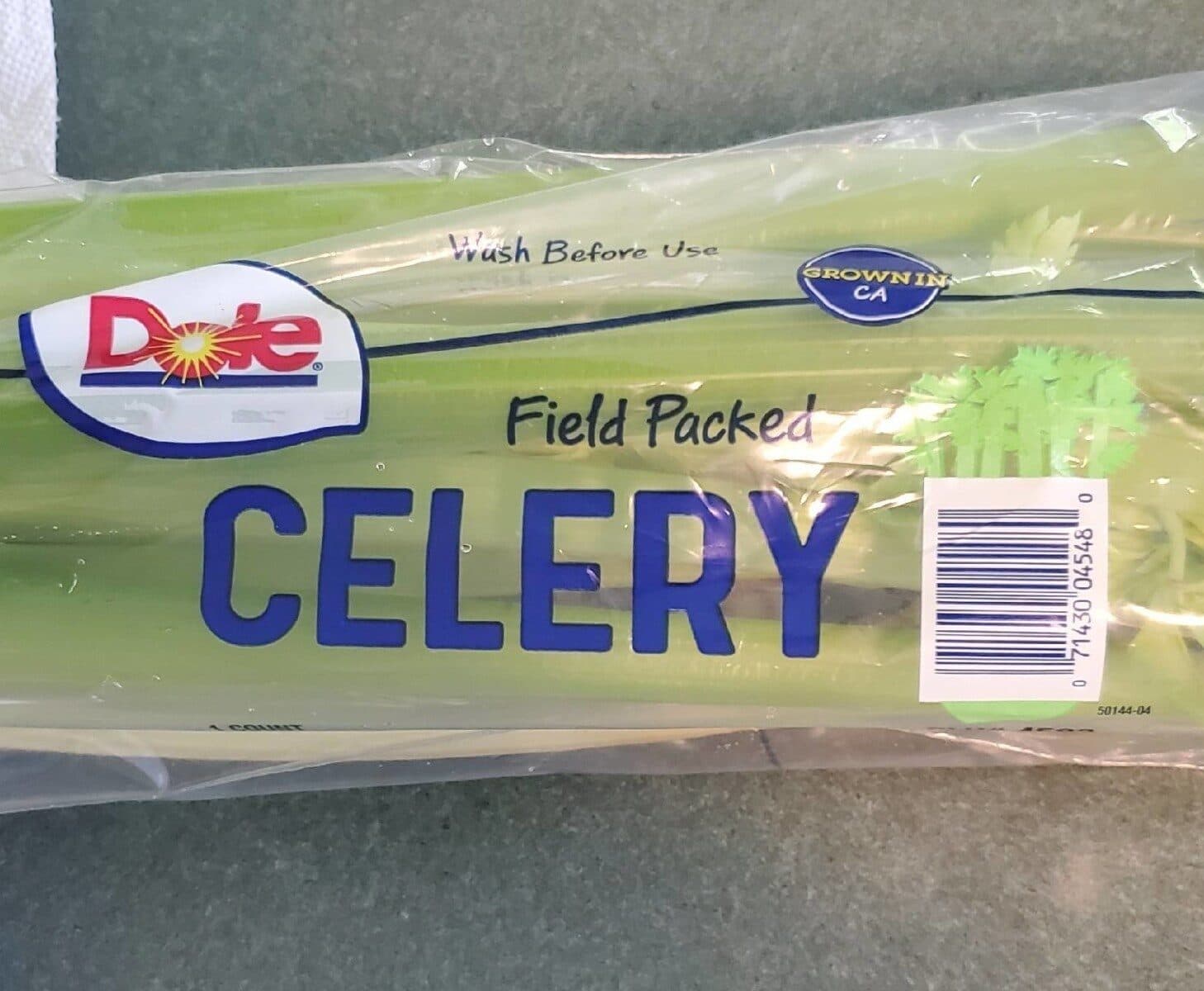 Dole Celery packshot